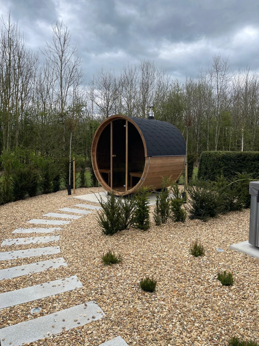 ThermoWood 2.0M x 2.1M Electric 8KW Full Glass 200 Sauna