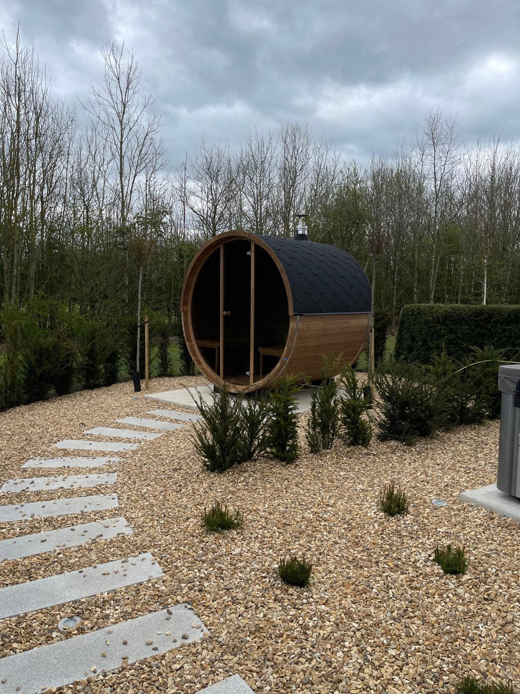 ThermoWood 2.0M x 2.1M Electric 8KW Full Glass 200 Sauna